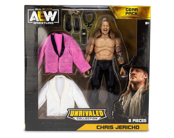 AEW Unrivaled - Chris Jericho Exclusive Gear Pack *Box Damage*